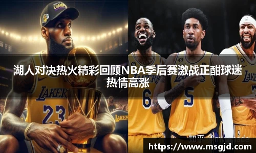 湖人对决热火精彩回顾NBA季后赛激战正酣球迷热情高涨